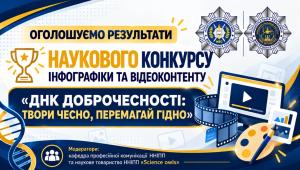 Твори чесно, перемагай гідно: оголошуємо переможців наукового конкурсу «ДНК доброчесності» ННІПП
