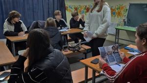 Крок до майбутньої професії: представниця студентського самоврядування зустрілась зі школярами