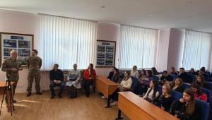 Зустріч студентів із військовослужбовцями Національної гвардії України